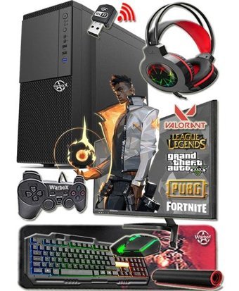 Warbox PHOENİX Pro Harici GeForce GT 730 Intel Core i5 3470 8 GB Ram 256 GB SSD Tower FreeDos 19.5 inç Monitörlü Masaüstü Bilgisayar