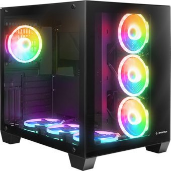 Ramtech HİPER Harici GeForce RTX 4060 AMD Ryzen 7 M2 32 GB Ram 1 TB SSD Tower FreeDos Masaüstü Bilgisayar
