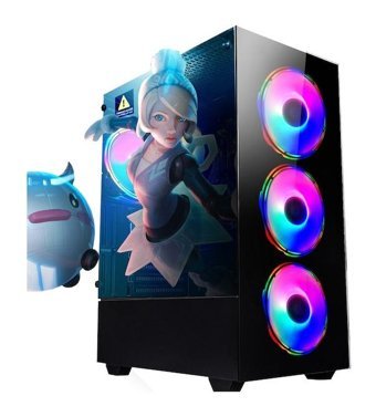 Ramtech RG175 Harici GeForce RTX 3050 AMD Ryzen 5 5500 16 GB Ram 512 GB SSD Tower FreeDos Masaüstü Bilgisayar