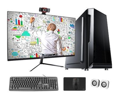 Turbox OFFİCEWORK Dahili Intel HD Graphics Intel Core i5 650 8 GB Ram 256 GB SSD Tower FreeDos 23.8 inç Monitörlü Masaüstü Bilgisayar