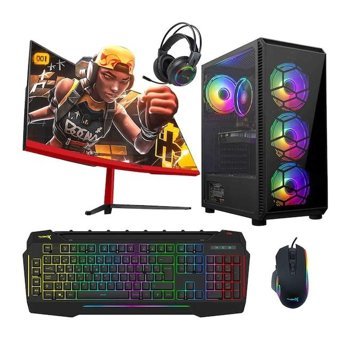 Turbox TX4555 Harici GeForce RTX 3060 Ti Intel Core i7 3770 16 GB Ram 2 TB SSD Tower FreeDos 27 inç Monitörlü Masaüstü Bilgisayar