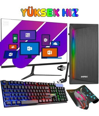 Aizen BİGGAMEX MS31 Harici GeForce GT 730 Intel Core i5 3470 16 GB Ram 500 GB HDD + 128 GB SSD Tower FreeDos Masaüstü Bilgisayar