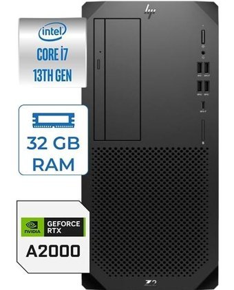 HP WS Z2 G9 88T1N3EA22 Harici GeForce RTX A2000 Intel Core i7 14700K 32 GB Ram DDR5 2 TB HDD + 512 GB SSD Tower Windows 11 Pro Masaüstü Bilgisayar