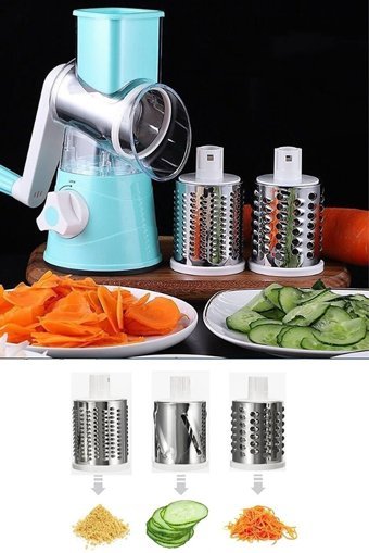 Hünkar Concept Kollu Çelik 3 Parça Pratik Kollu Doğrayıcı Ve Dilimleyici Rende Seti