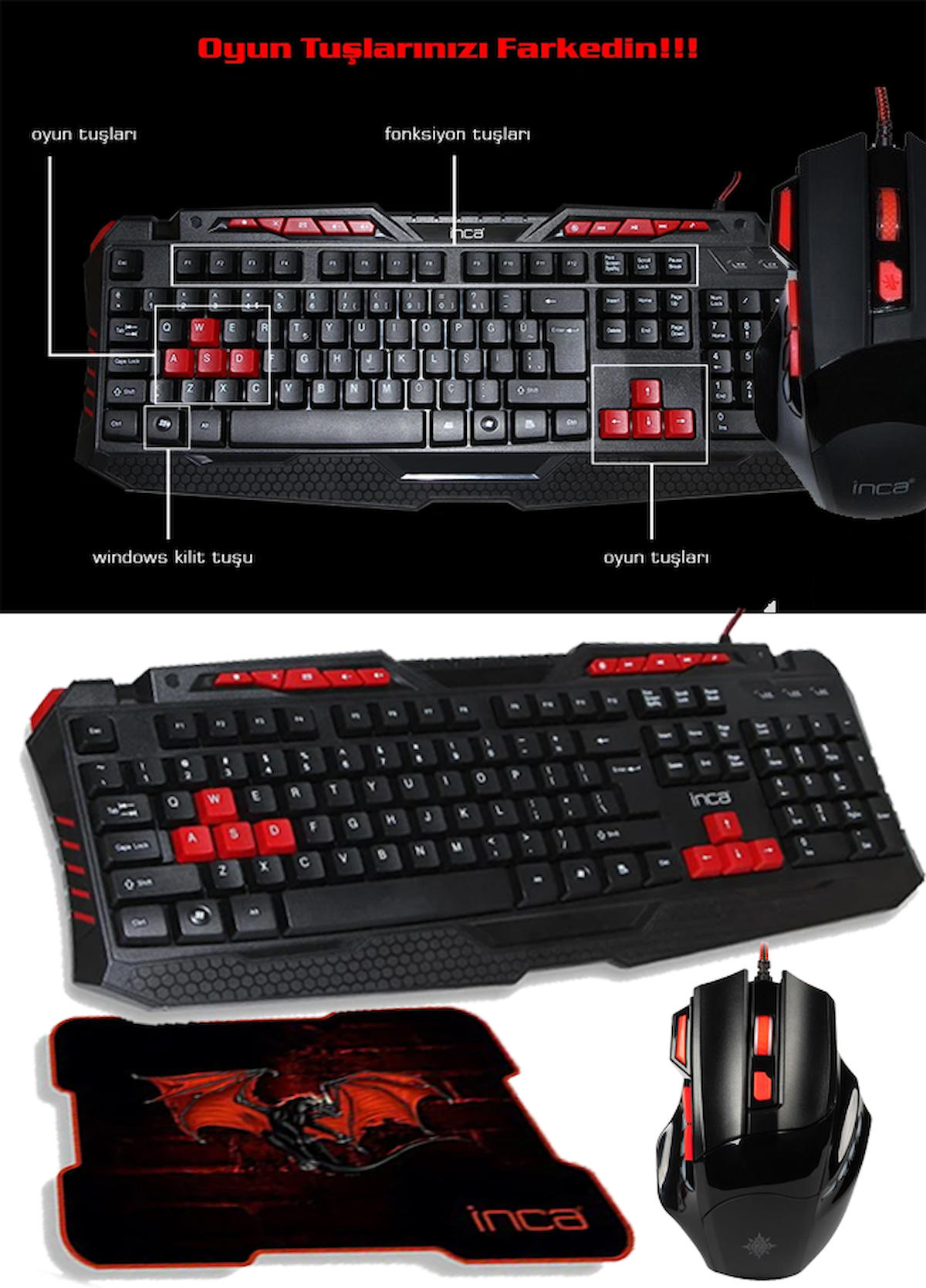 Warbox EKO Harici Radeon R7 240 Intel Core i5 650 16 GB Ram 250 GB HDD + 256 GB SSD Tower FreeDos 19 inç Monitörlü Masaüstü Bilgisayar