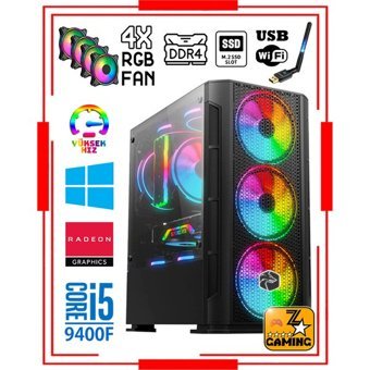 Zeiron Power RX15 Harici Radeon RX 580 Intel Core i5 9400F 16 GB Ram 512 GB SSD Tower FreeDos Masaüstü Bilgisayar