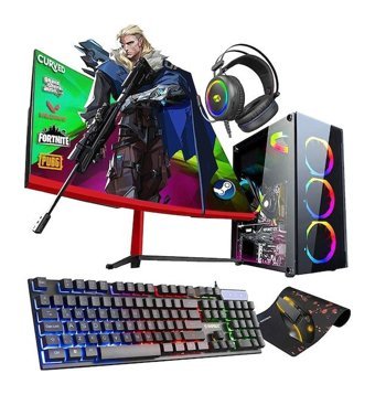 Zeiron TX75 Harici GeForce GT 730 Intel Core i7 860 8 GB Ram 256 GB SSD Tower FreeDos 24 inç Monitörlü Masaüstü Bilgisayar