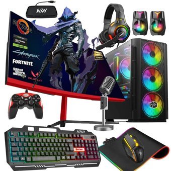 Zeiron PTX50 Harici GeForce GTX 1660 AMD Ryzen 5 3600 16 GB Ram 256 GB + 1 TB SSD Tower FreeDos 23.8 inç Monitörlü Masaüstü Bilgisayar