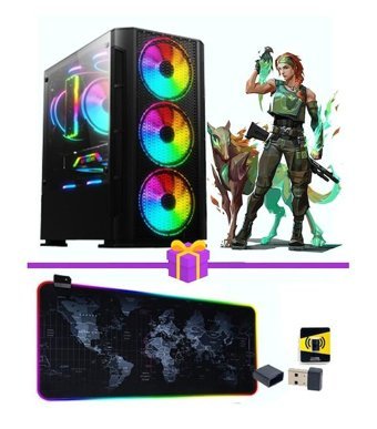 Ramtech DUST X90 Harici GeForce GTX 1050 Ti Intel Core i5 10400F 16 GB Ram 500 GB HDD + 256 GB SSD Tower FreeDos Masaüstü Bilgisayar