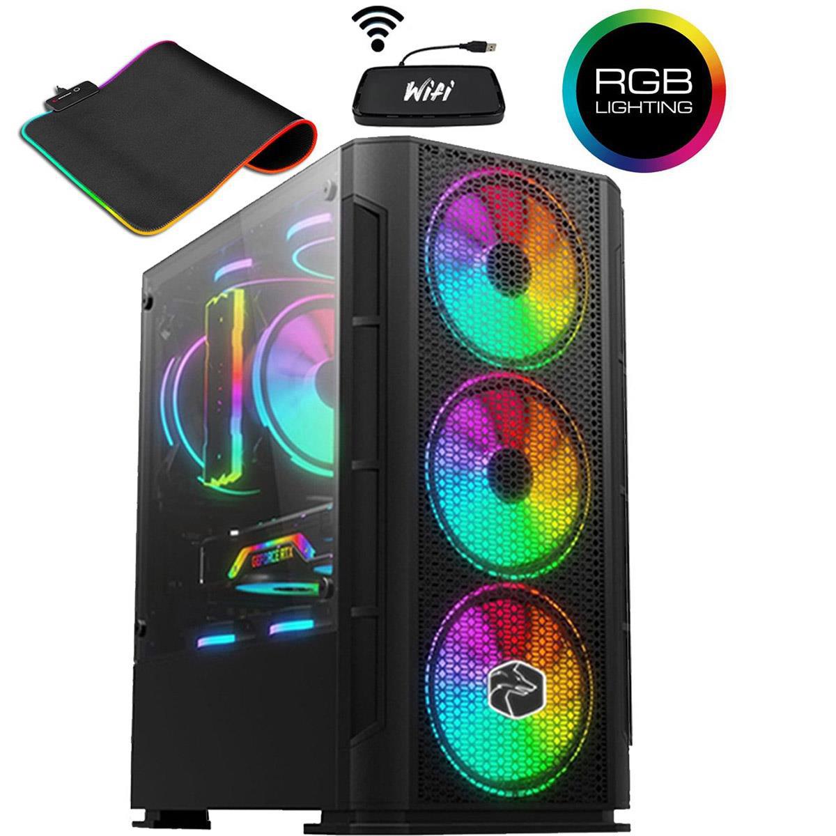 Zeiron XT24 Harici GeForce GTX 1050 Ti Intel Core i5 10400F 16 GB Ram DDR4 512 GB SSD Tower FreeDos Masaüstü Bilgisayar