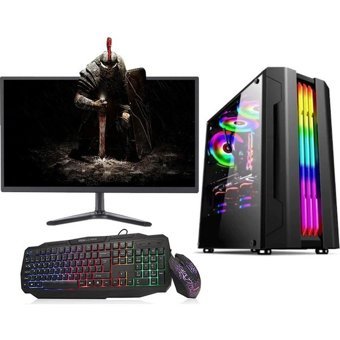 Zeiron VULCAN LİTE X25 Harici GeForce GT 730 Intel Core i5 3470 8 GB Ram 240 GB + 500 GB SSD Tower FreeDos 18.5 inç Monitörlü Masaüstü Bilgisayar