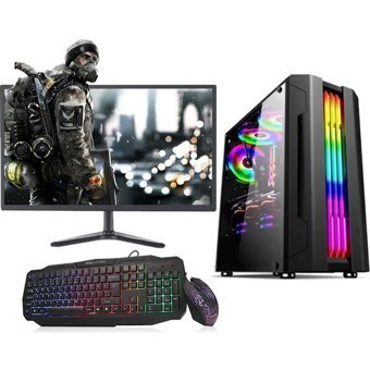 Zeiron VULCAN LİTE X35 Harici GeForce GT 730 Intel Core i5 3470 8 GB Ram 120 GB + 1 TB SSD Tower FreeDos 18.5 inç Monitörlü Masaüstü Bilgisayar