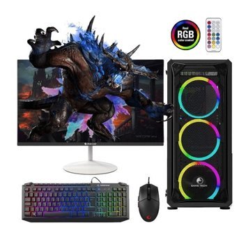 Zeiron RGX590 Harici Radeon RX 550 Intel Core i5 3470 8 GB Ram 240 GB SSD Tower FreeDos 24 inç Monitörlü Masaüstü Bilgisayar