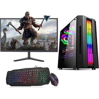 Zeiron VULCAN LİTE X20 Harici GeForce GT 730 Intel Core i5 3470 8 GB Ram 120 GB + 500 GB SSD Tower FreeDos 18.5 inç Monitörlü Masaüstü Bilgisayar