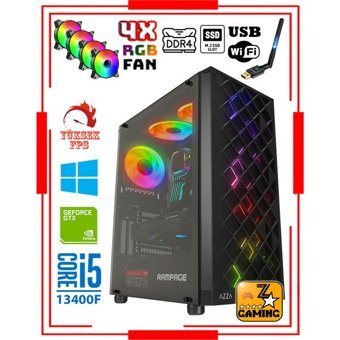 Zeiron POSEİDON PTX15 Harici GeForce GTX 1660 Intel Core i5 13400F 16 GB Ram DDR4 512 GB SSD Tower FreeDos Masaüstü Bilgisayar