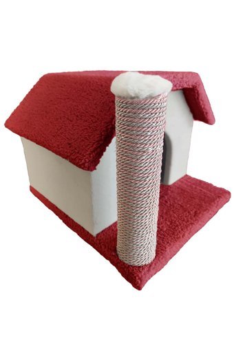 Sdypet Kare İç Mekan Kedi Evi Çok Renkli