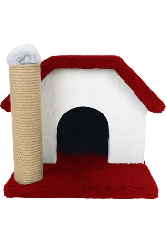 Sdypet Kare İç Mekan Kedi Evi Çok Renkli