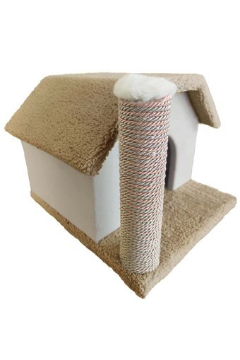Sdypet Kare İç Mekan Kedi Evi Çok Renkli