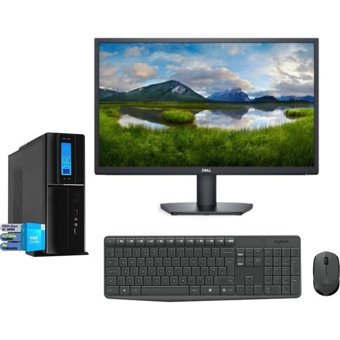 Zetta Flex Pro 430X ZET430X9563022 Harici GeForce RTX 3060 Ti Intel Core i3 14100 64 GB Ram DDR5 512 GB SSD Slim Tower FreeDos 23.8 inç Monitörlü Masaüstü Bilgisayar