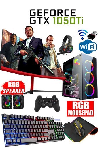 Dmc N18X Harici GeForce GTX 1050 Ti Intel Core i5 3470 16 GB Ram 500 GB HDD + 256 GB SSD Tower FreeDos Masaüstü Bilgisayar