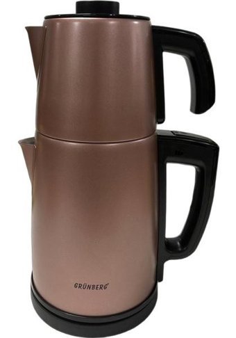 Grünberg GR-201 Otomatik 1850 W Paslanmaz Çelik Kahverengi Çay Makinesi