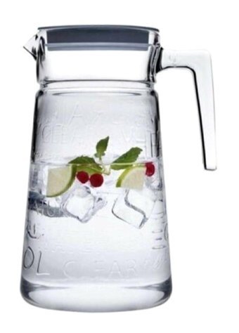 Paşabahçe Cam Kapaklı Cam Gövdeli Sürahi 2 lt