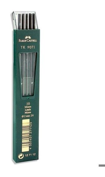 Faber-Castell Min Grip 2H 2 mm 5'li Siyah Kalem Ucu 1 Adet
