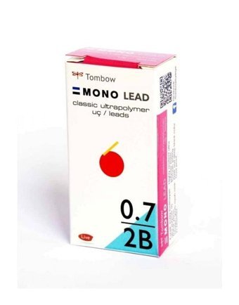 Tombow Mono 2B 0.7 mm 12'li Pembe Kalem Ucu 6 Adet