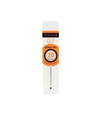 Tombow Mono-WX 2B 0.7 mm 40'lı Siyah Kalem Ucu 1 Adet