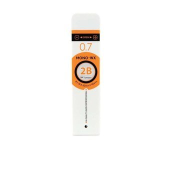 Tombow Mono-WX 2B 0.7 mm 40'lı Siyah Kalem Ucu 1 Adet