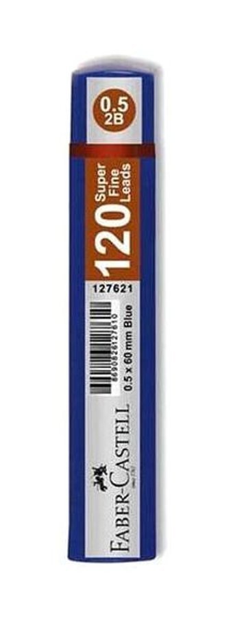 Faber-Castell Min Grip 2B 0.5 mm 120'li Mavi Kalem Ucu