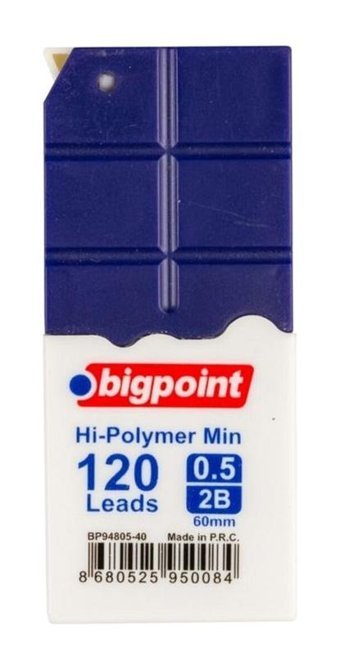 Bigpoint 2B 0.5 mm 120'li Kalem Ucu 12 Adet