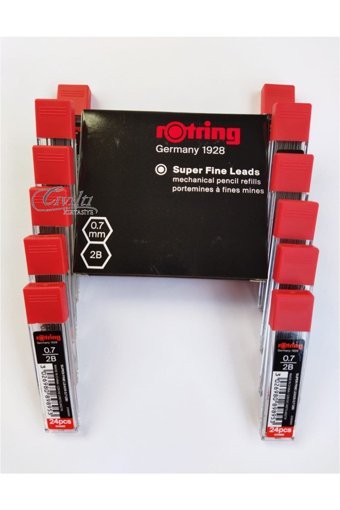 Rotring 2B 0.7 mm Kalem Ucu 12 Adet