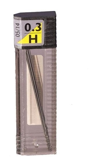 Tombow Mono H 0.3 mm 12'li Siyah Kalem Ucu 5 Adet