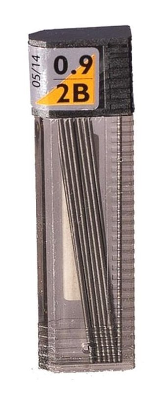 Tombow Mono 2B 0.9 mm 12'li Siyah Kalem Ucu 5 Adet