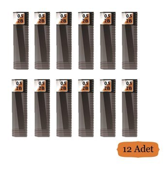 Tombow 2B 0.5 mm 12'li Siyah Kalem Ucu 12 Adet