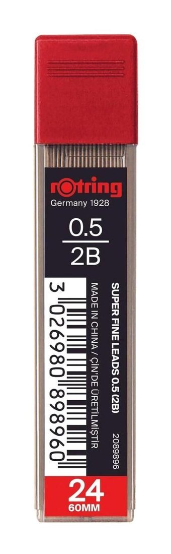 Rotring Min Süper Polimer 2B 0.5 mm Kalem Ucu