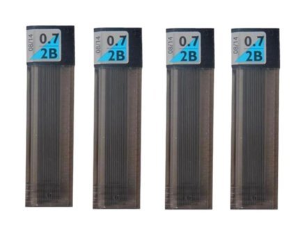 Tombow Mono 2B 0.7 mm 12'li Siyah Kalem Ucu 4 Adet