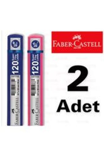Faber-Castell 2B 0.7 mm 120'li Siyah Kalem Ucu 2 Adet