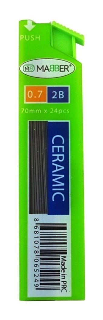 Mabber 2B 0.7 mm 24'lü Kalem Ucu