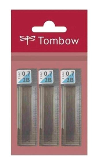 Tombow Mono 2B 0.7 mm 12'li Siyah Kalem Ucu 3 Adet