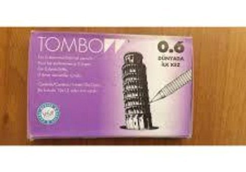 Tombow 2B 0.6 mm 12'li Siyah Kalem Ucu 12 Adet