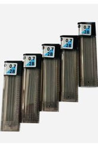 Tombow Leader 2B 0.7 mm 12'li Siyah Kalem Ucu 5 Adet