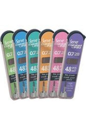 Serve Deep 2B 0.7 mm 24'lü Siyah Kalem Ucu 3 Adet