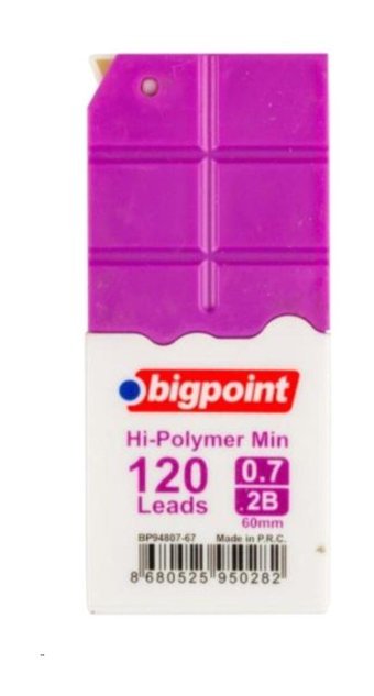 Bigpoint BP 948-07 2B 0.7 mm 24'lü Mor Kalem Ucu 120 Adet