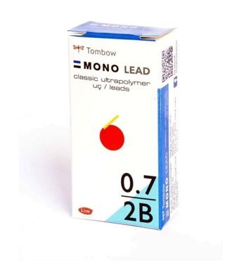 Tombow Mono 2B 0.7 mm 12'li Mavi Kalem Ucu 6 Adet