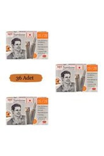 Tombow 2B 0.5 mm 36'lı Siyah Kalem Ucu 3 Adet
