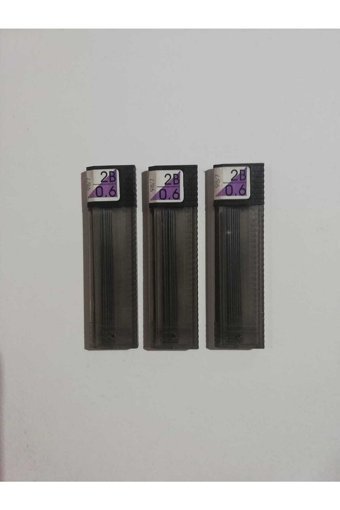 Tombow 03154 2B 0.6 mm 12'li Siyah Kalem Ucu 3 Adet