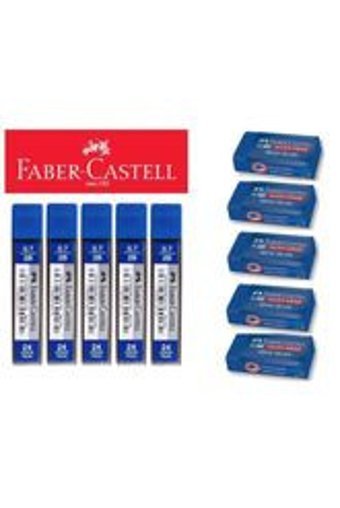 Faber-Castell 2B 0.7 mm 24'lü Siyah Kalem Ucu 5 Adet
