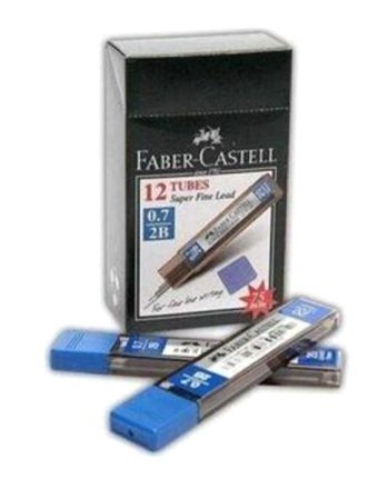 Faber-Castell 2B 0.7 mm 24'lü Siyah Kalem Ucu 12 Adet